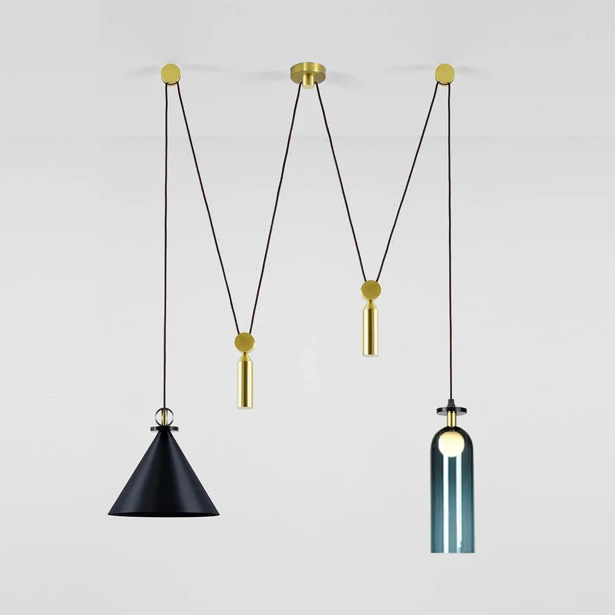 Geometric Shape Modern Chandelier Light Fixture-Lighting > Chandeliers & Pendant Lights-casanuva-100x100cm-casanuva