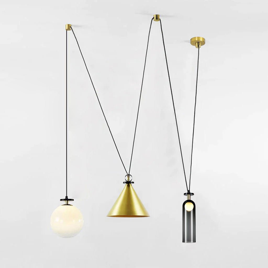 Geometric Shape Modern Chandelier Light Fixture-Lighting > Chandeliers & Pendant Lights-casanuva-60cmx150cm-casanuva
