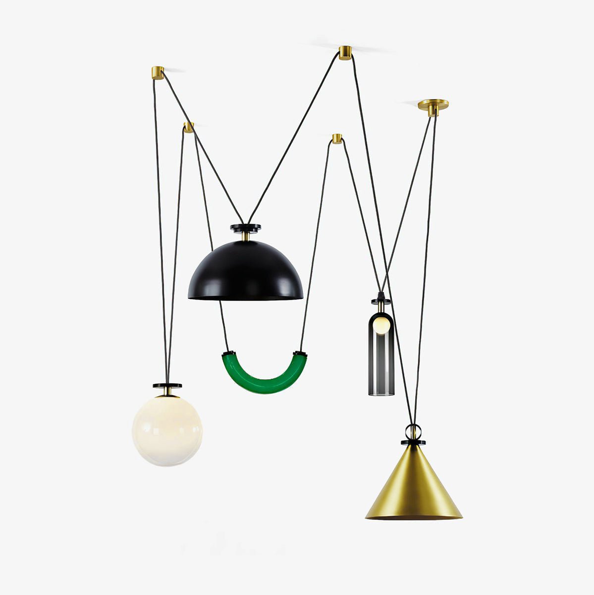 Geometric Shape Modern Chandelier Light Fixture-Lighting > Chandeliers & Pendant Lights-casanuva-casanuva