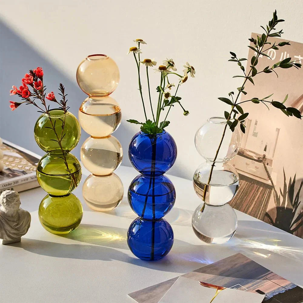 Glass Bloom Vase-Home Decor > Vases-casanuva-casanuva