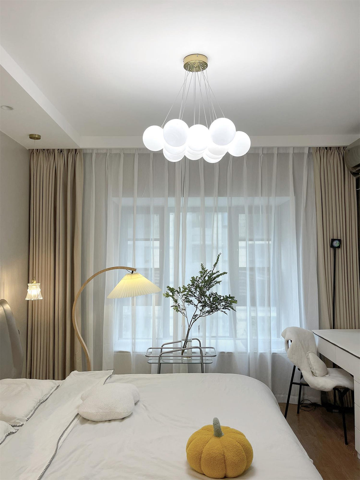 Glass Chandelier Cluster Lighting-Lighting > Chandeliers & Pendant Lights-casanuva-casanuva