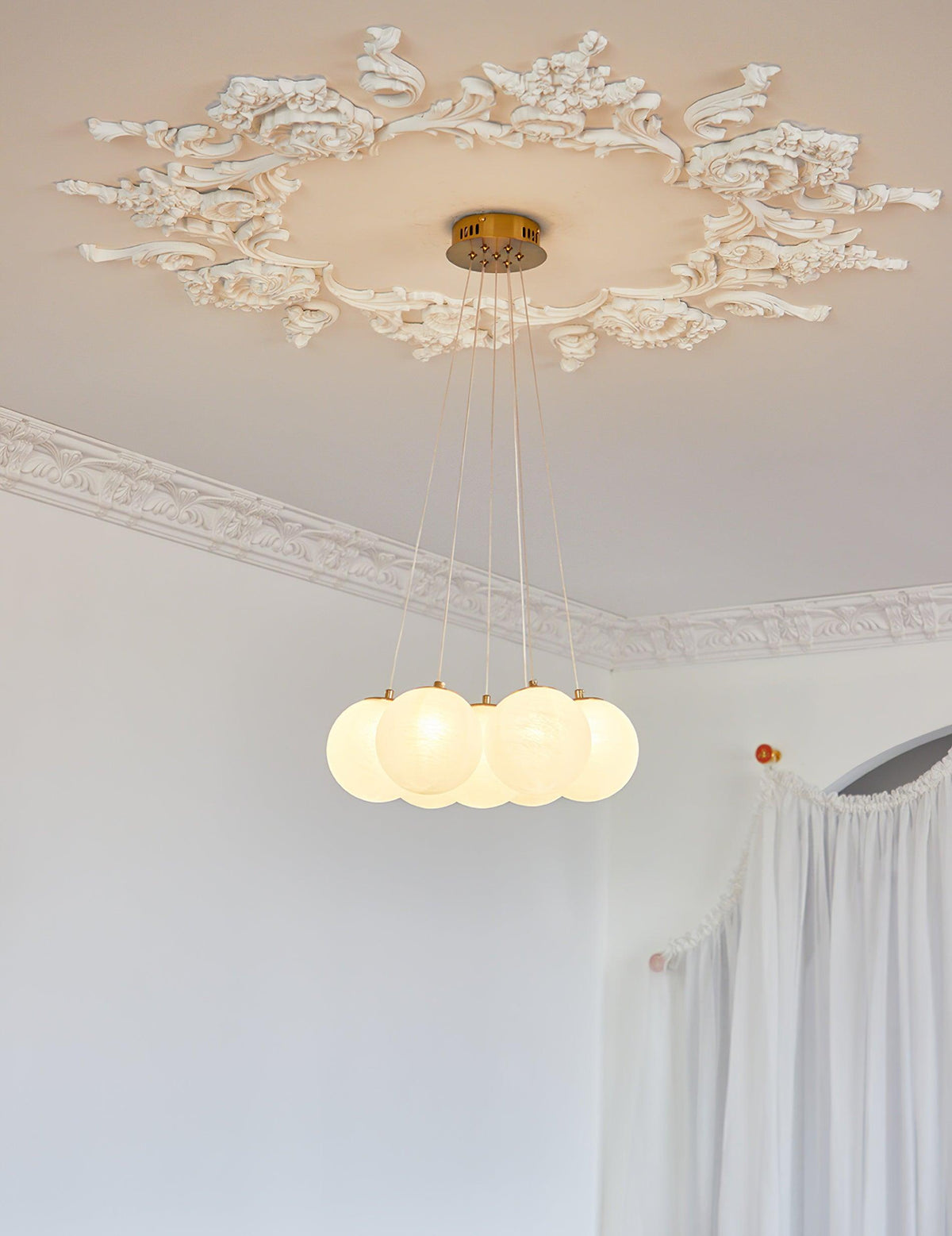 Glass Chandelier Cluster Lighting-Lighting > Chandeliers & Pendant Lights-casanuva-casanuva