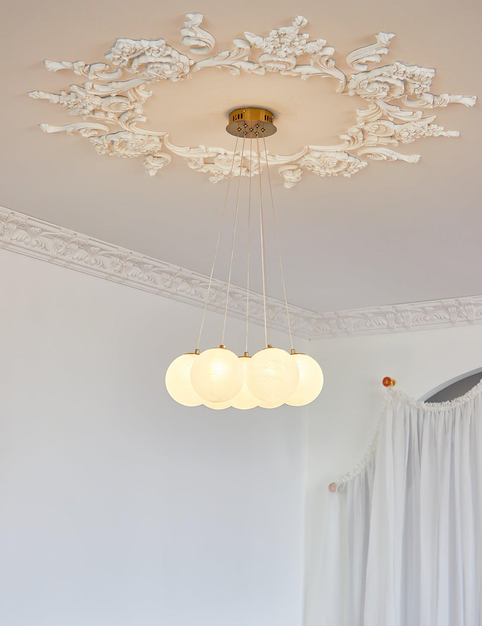 Glass Chandelier Cluster Lighting-Lighting > Chandeliers & Pendant Lights-casanuva-casanuva