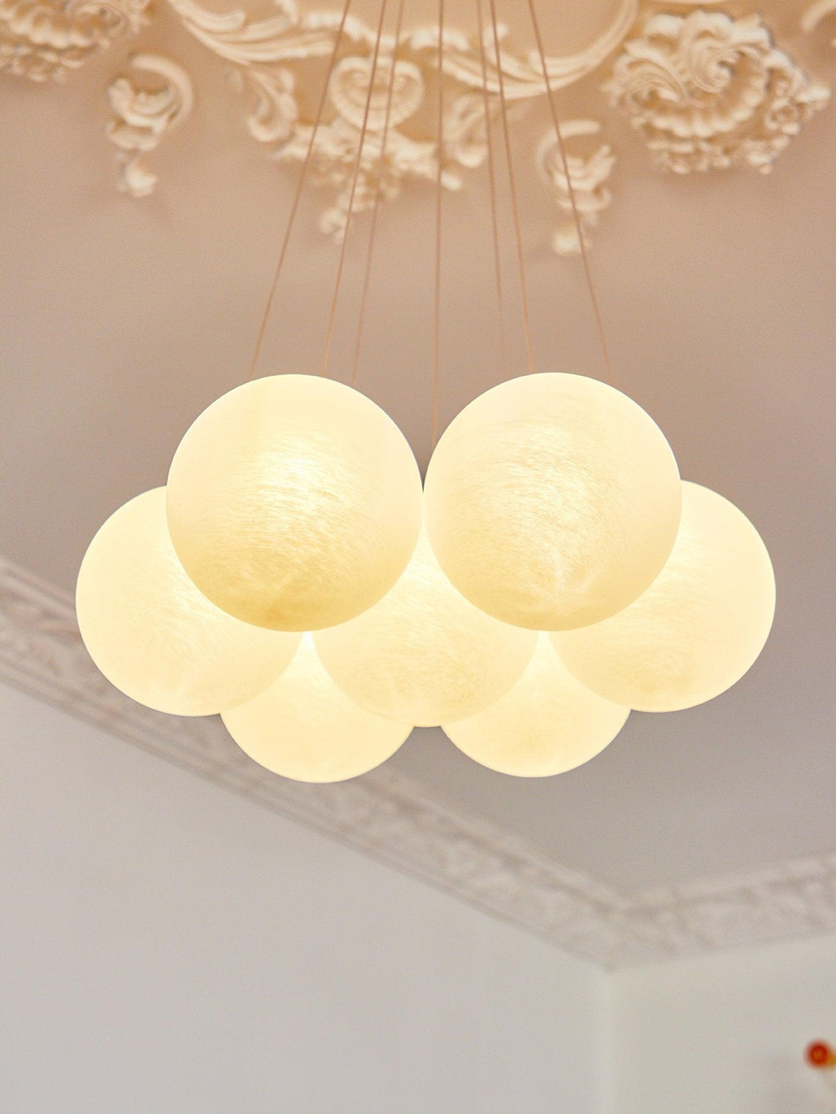 Glass Chandelier Cluster Lighting-Lighting > Chandeliers & Pendant Lights-casanuva-casanuva