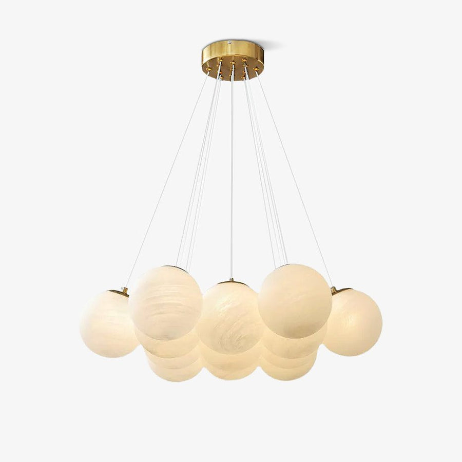 Glass Chandelier Cluster Lighting-Lighting > Chandeliers & Pendant Lights-casanuva-casanuva