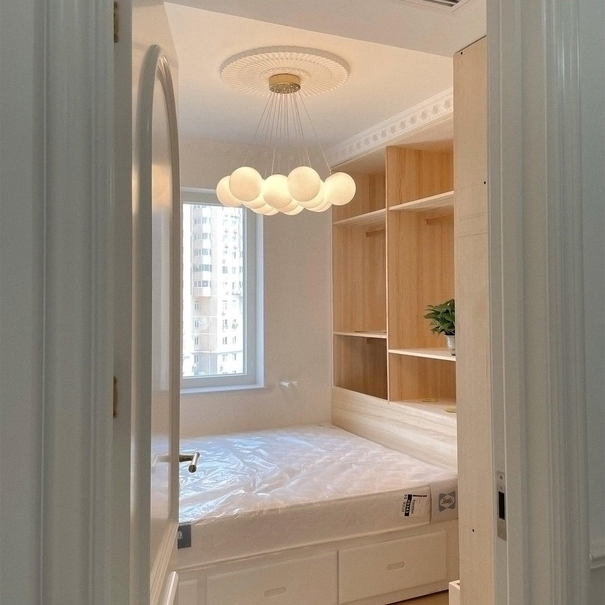 Glass Chandelier Cluster Lighting-Lighting > Chandeliers & Pendant Lights-casanuva-casanuva