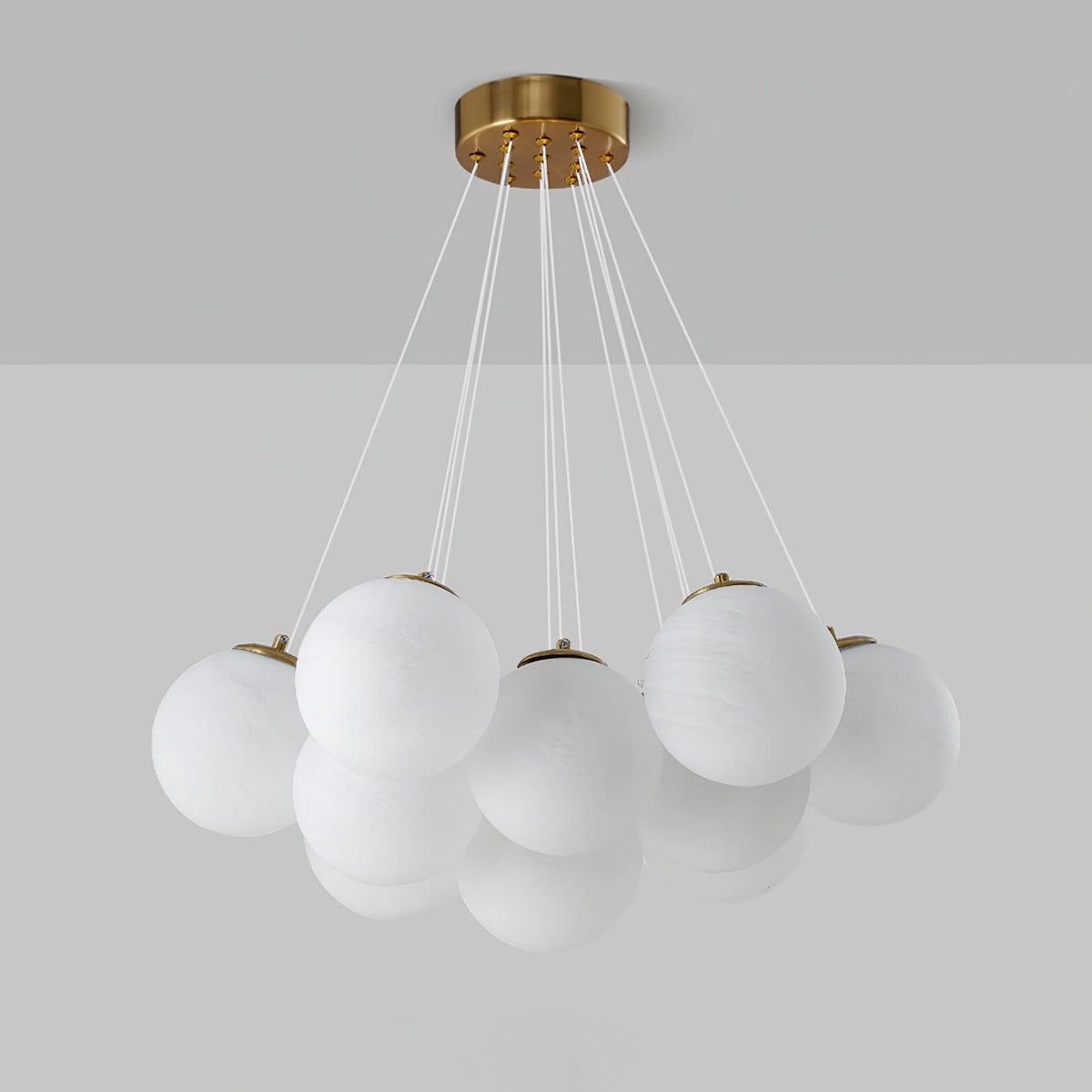 Glass Chandelier Cluster Lighting-Lighting > Chandeliers & Pendant Lights-casanuva-casanuva