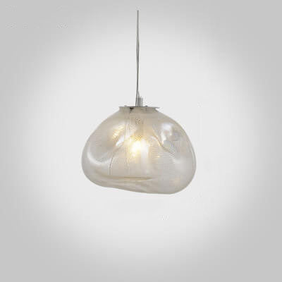 Glass Cloud Pendant Light 1-Light Modern Design-Lighting > Pendant Lights-casanuva-7.81''/20CM-Clear-100V-120V-casanuva