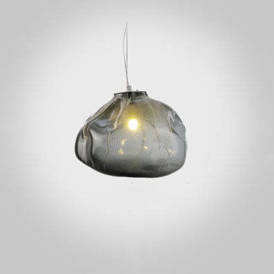 Glass Cloud Pendant Light 1-Light Modern Design-Lighting > Pendant Lights-casanuva-7.81''/20CM-Smoke Gray-100V-120V-casanuva