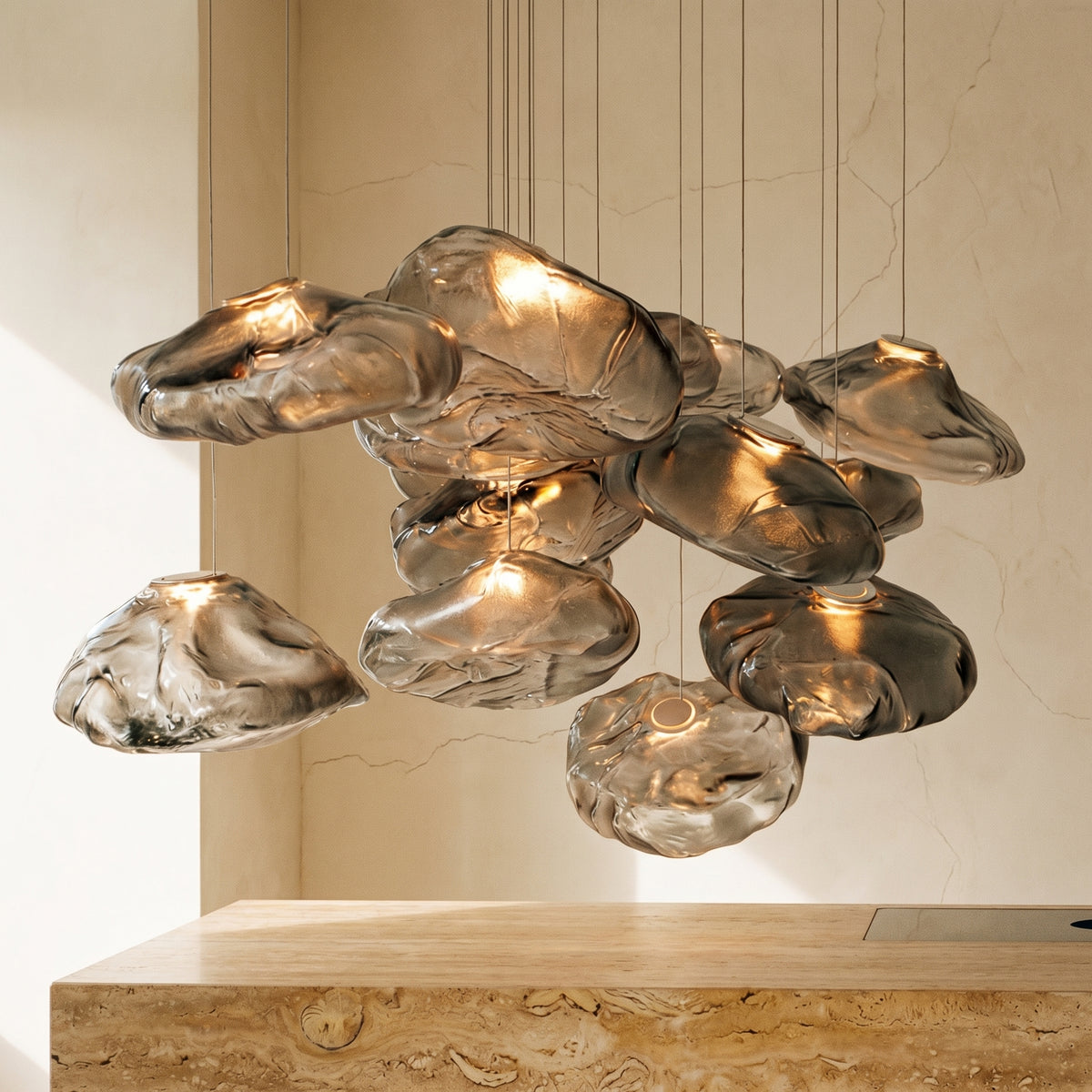 Glass Cloud Pendant Light 1-Light Modern Design-Lighting > Pendant Lights-casanuva-casanuva