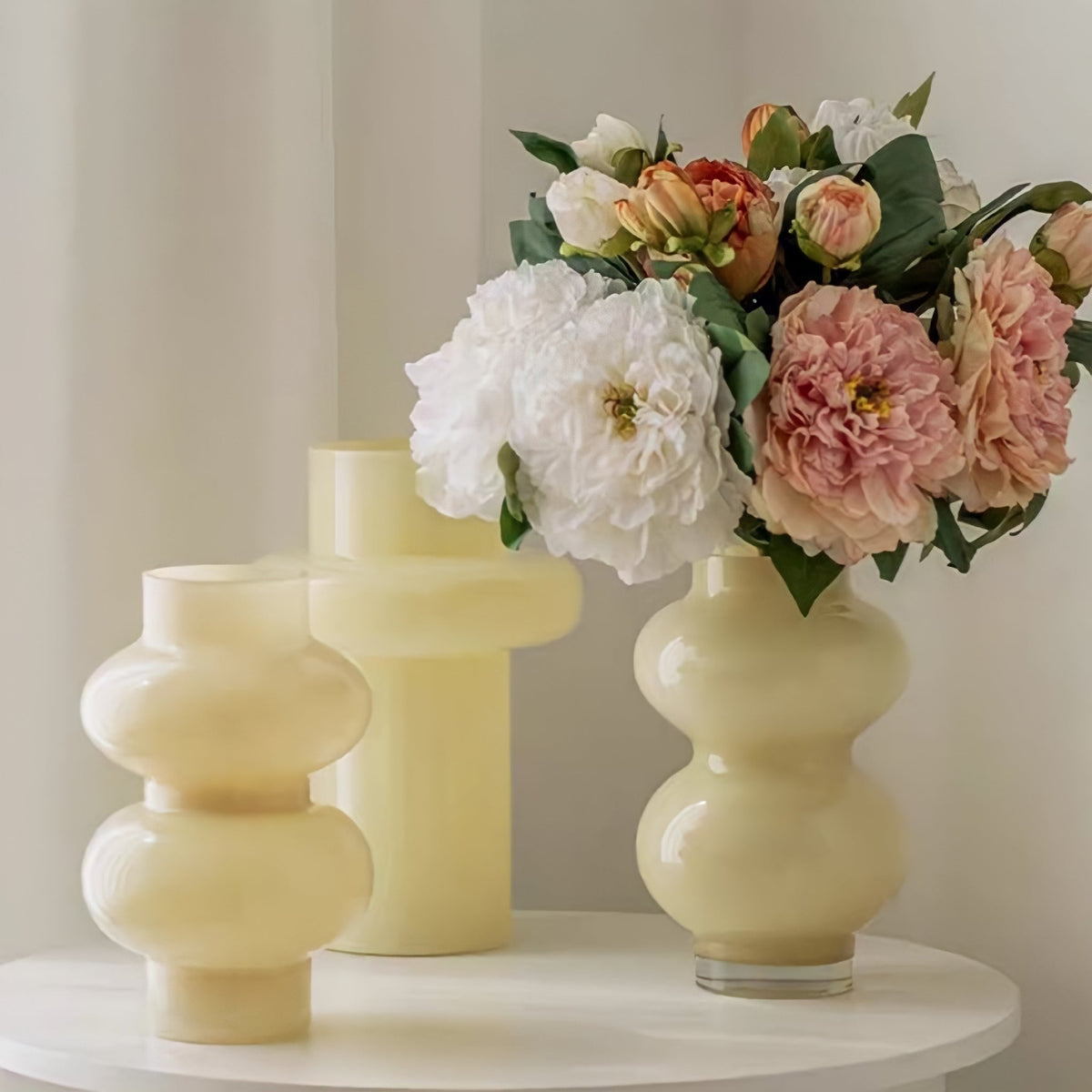 Glass Flower Vase Retro Design-Home Decor > Vases-casanuva-casanuva