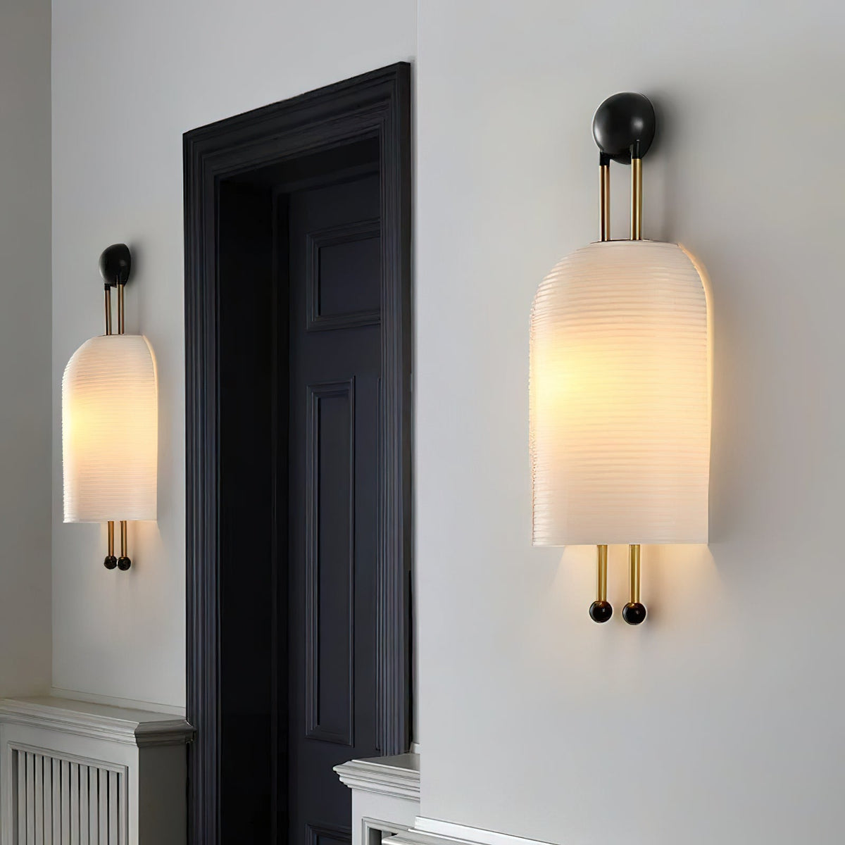 Glass Lantern Wall Sconce-Lighting > Wall Lights-casanuva-casanuva