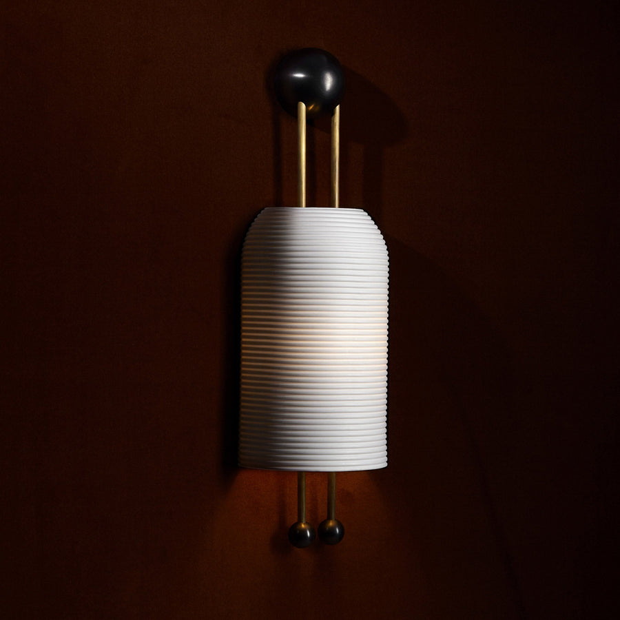 Glass Lantern Wall Sconce-Lighting > Wall Lights-casanuva-casanuva