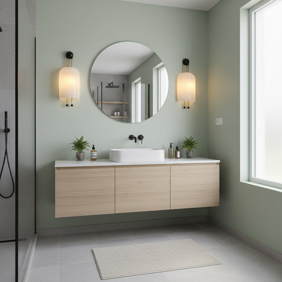 Glass Lantern Wall Sconce-Lighting > Wall Lights-casanuva-casanuva