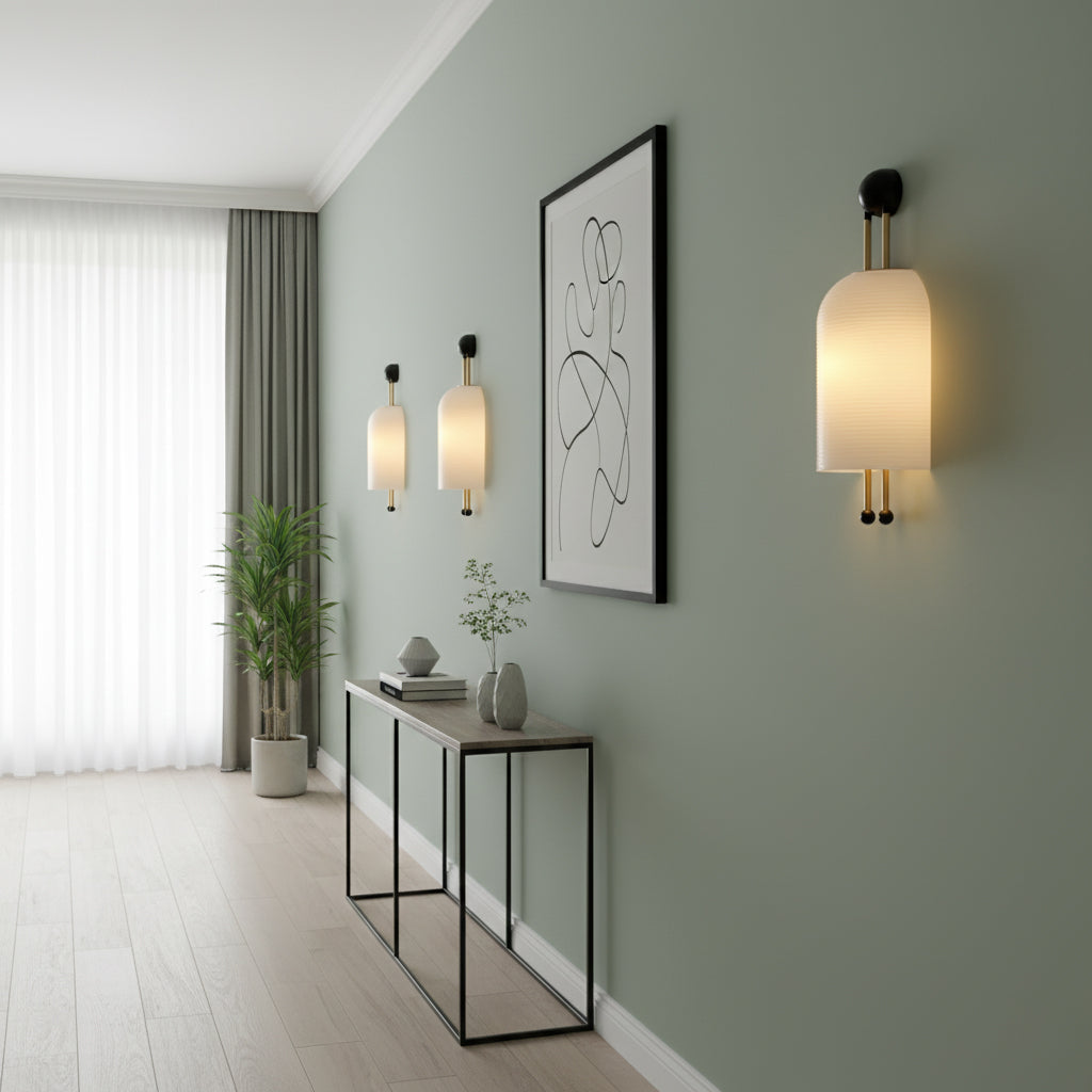 Glass Lantern Wall Sconce-Lighting > Wall Lights-casanuva-casanuva