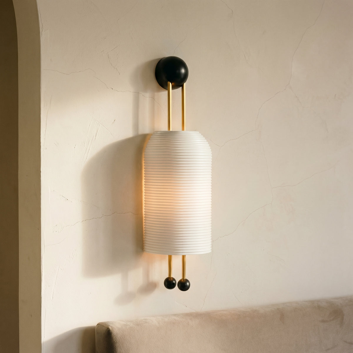 Glass Lantern Wall Sconce-Lighting > Wall Lights-casanuva-casanuva