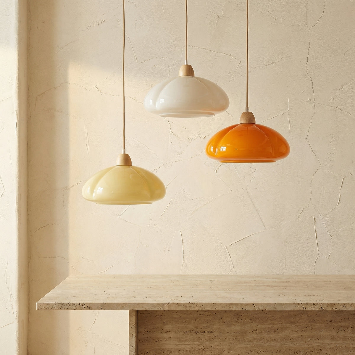 Glass Pendant Light for Retro Kitchen Island-Lighting > Pendant Lights-casanuva-casanuva
