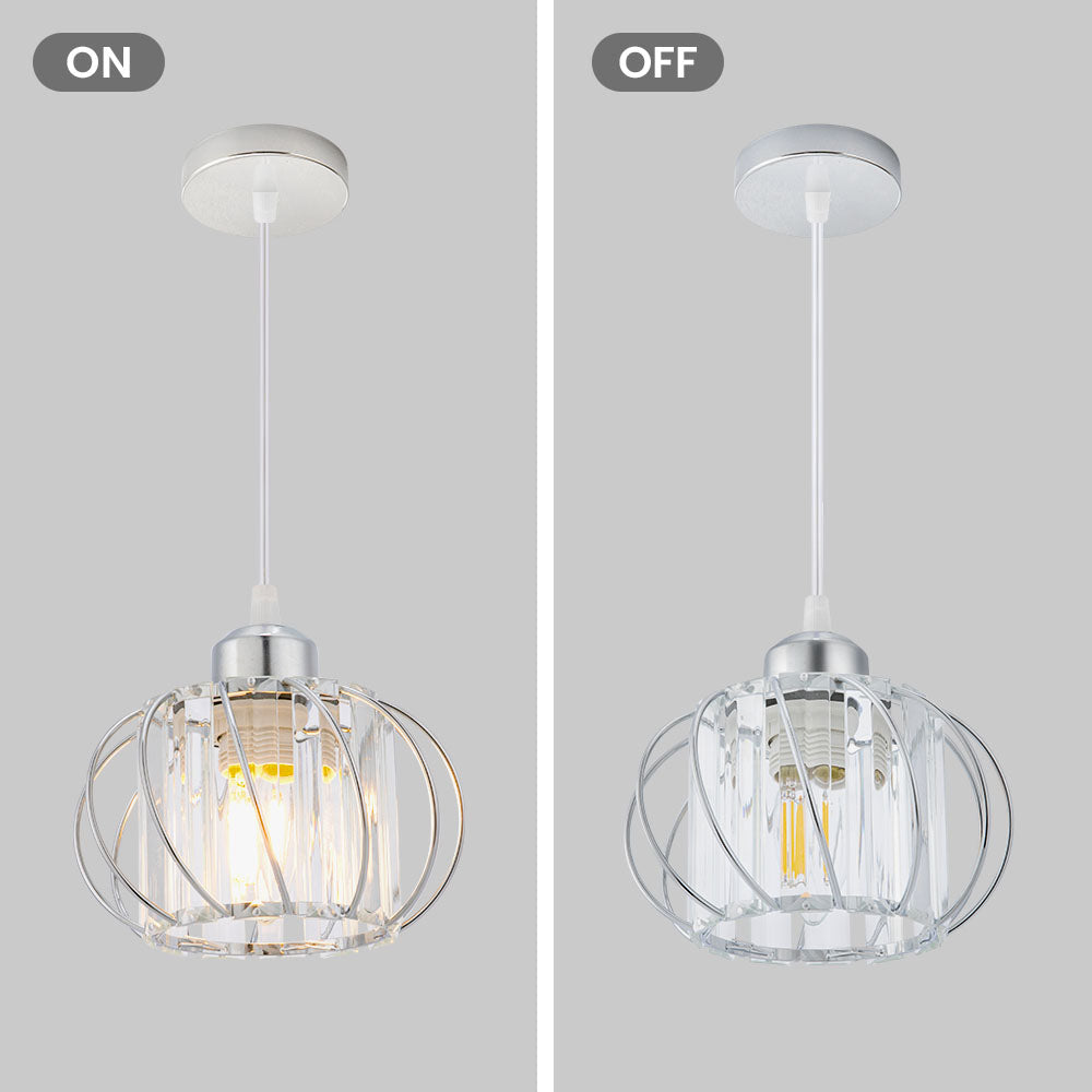 Globular Glass Pendant Light for Hallway-Lighting > Pendant Lights-casanuva-casanuva