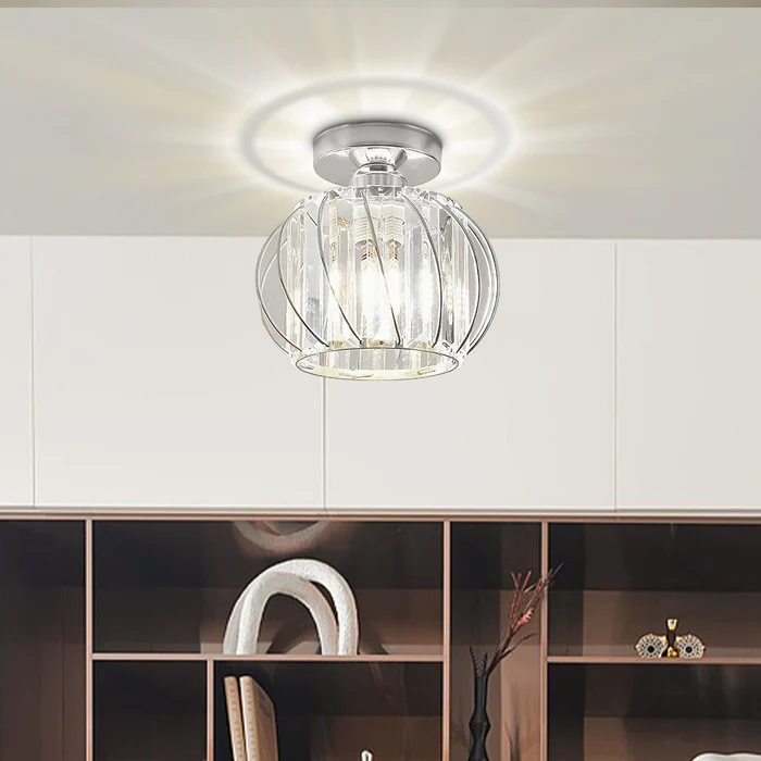 Globular Glass Pendant Light for Hallway-Lighting > Pendant Lights-casanuva-casanuva