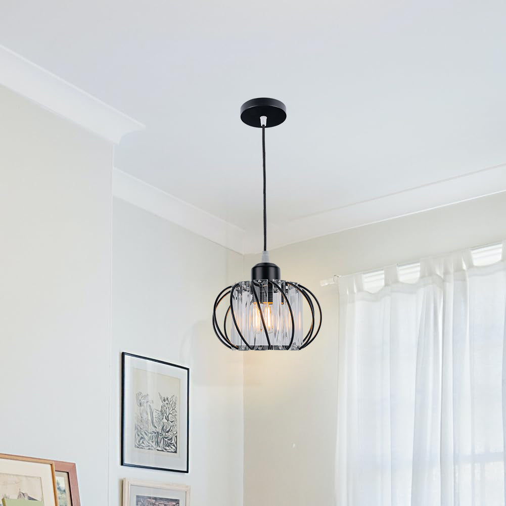 Globular Glass Pendant Light for Hallway-Lighting > Pendant Lights-casanuva-casanuva