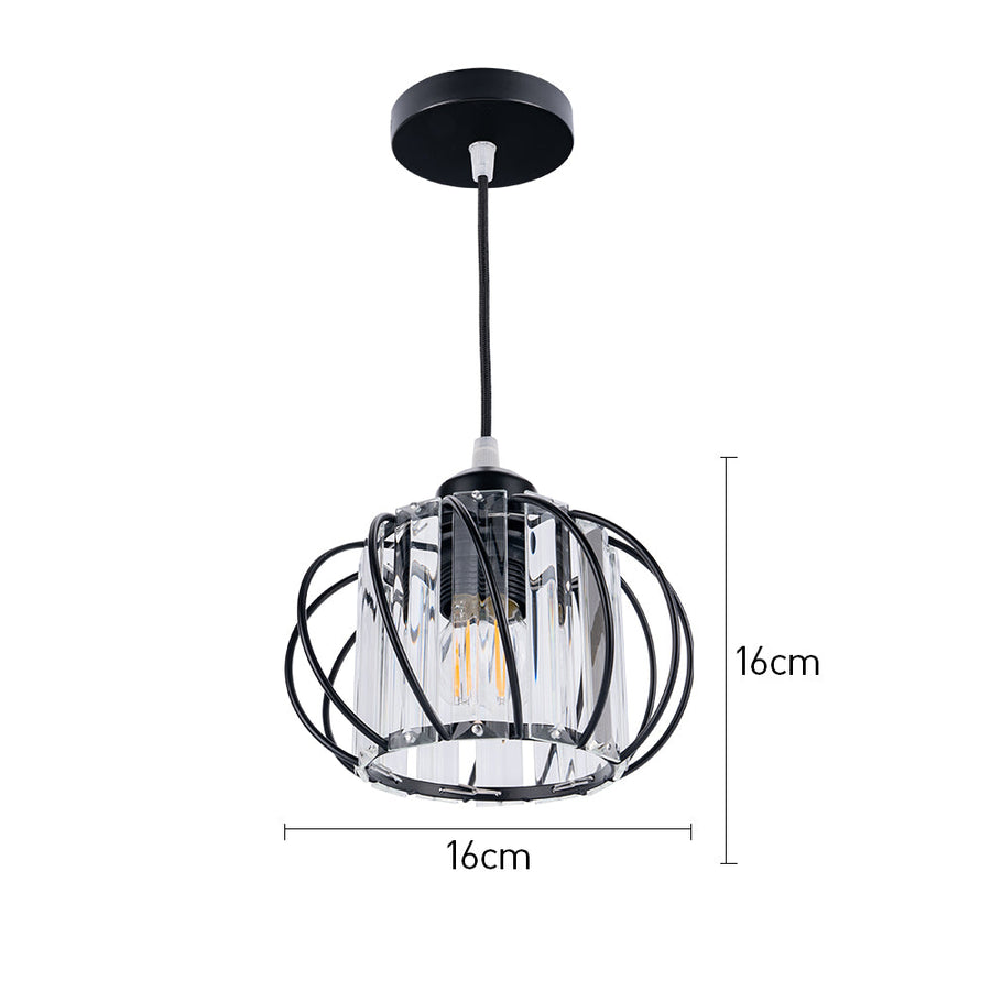 Globular Glass Pendant Light for Hallway-Lighting > Pendant Lights-casanuva-casanuva