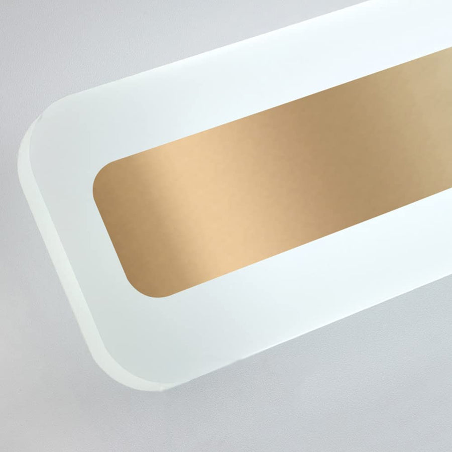 Gold Metal Long Bathroom Wall Mirror Light-Lighting > Wall Lights-casanuva-casanuva