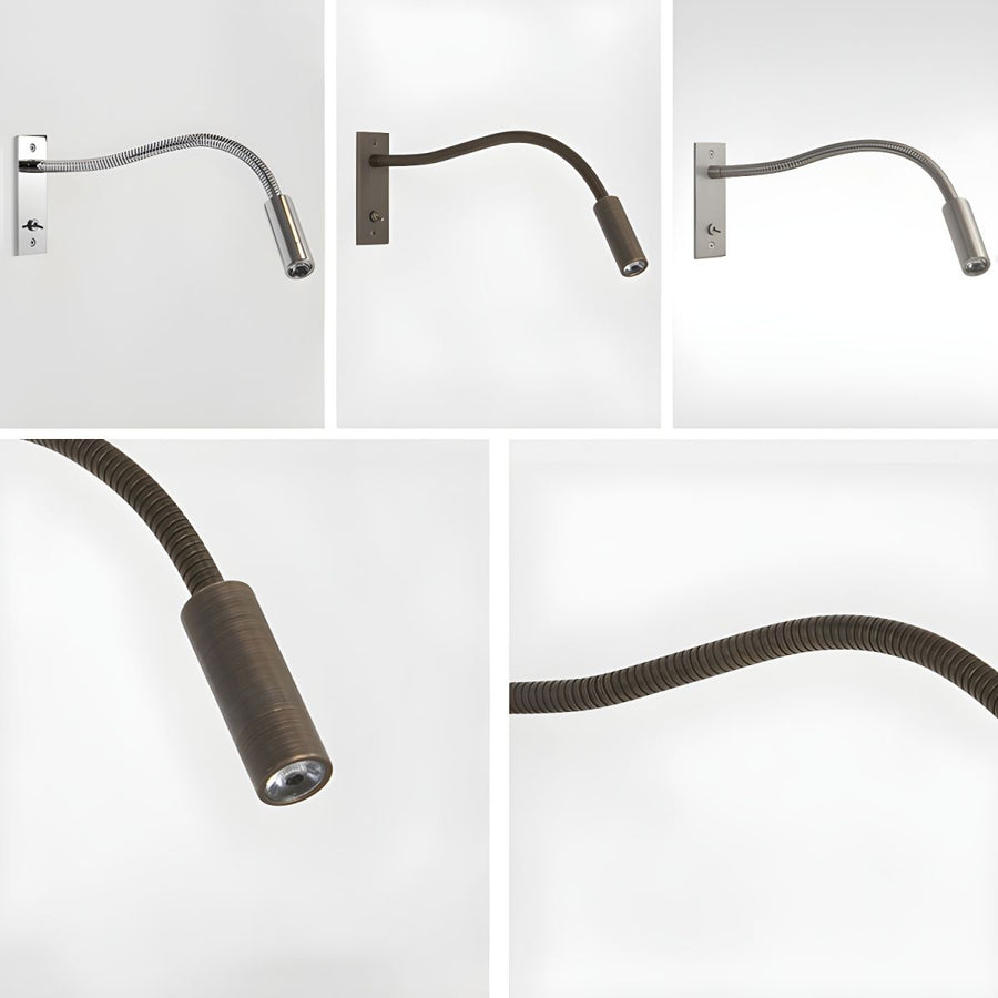 Gooseneck Wall Lamp with Flexible Arm-Lighting > Wall Lights-casanuva-casanuva