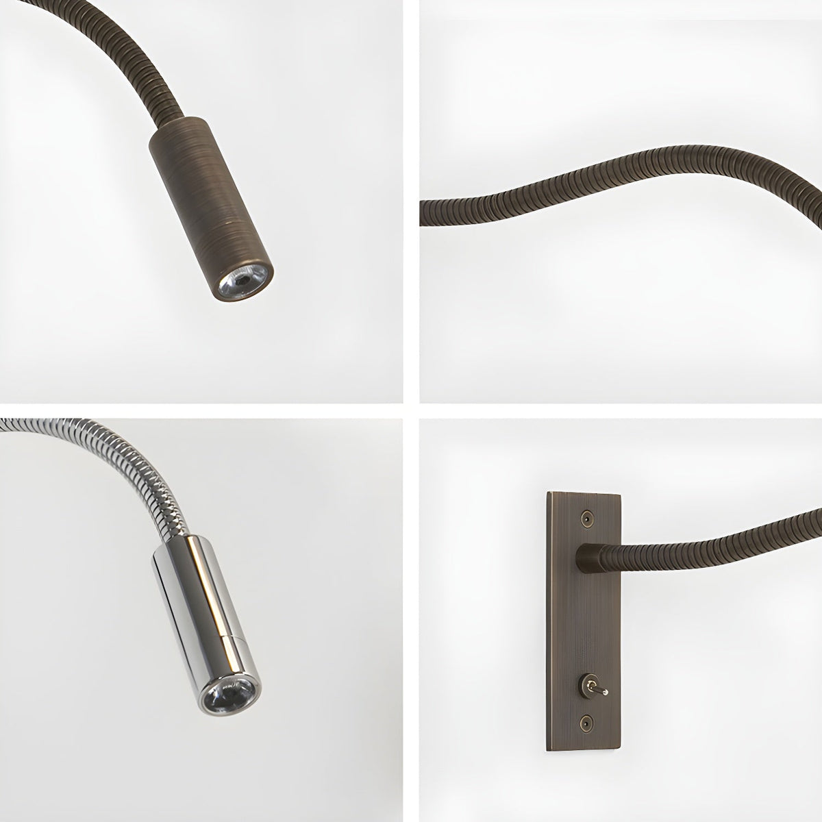 Gooseneck Wall Lamp with Flexible Arm-Lighting > Wall Lights-casanuva-casanuva
