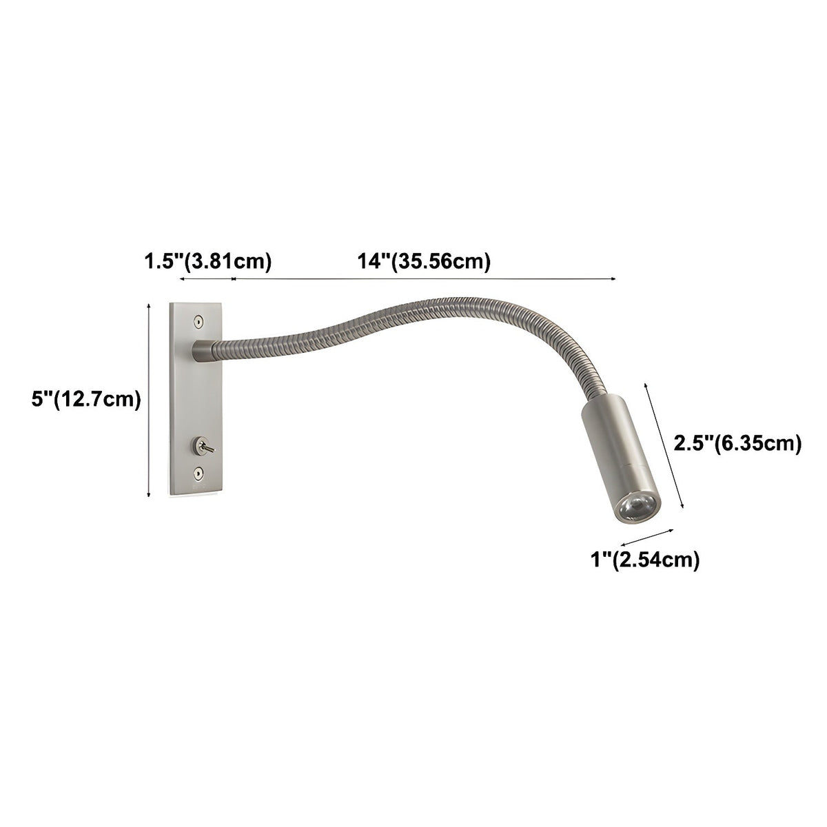 Gooseneck Wall Lamp with Flexible Arm-Lighting > Wall Lights-casanuva-casanuva