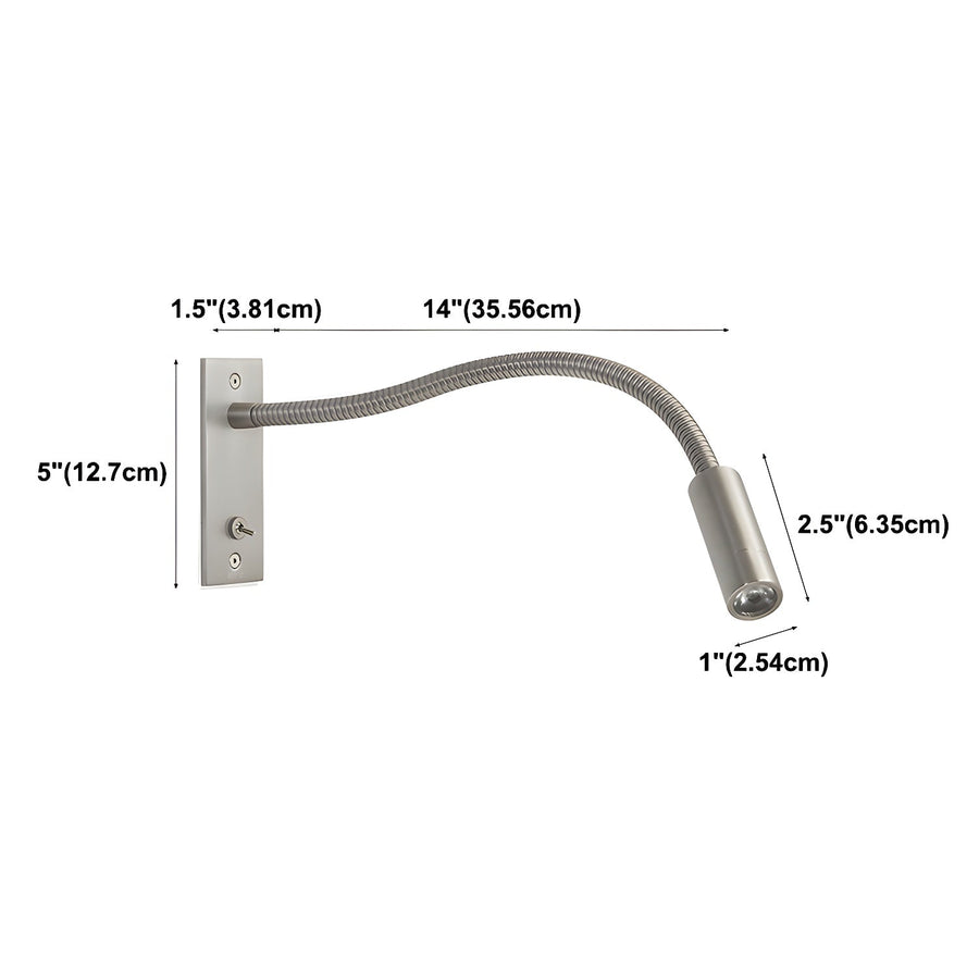 Gooseneck Wall Lamp with Flexible Arm-Lighting > Wall Lights-casanuva-casanuva
