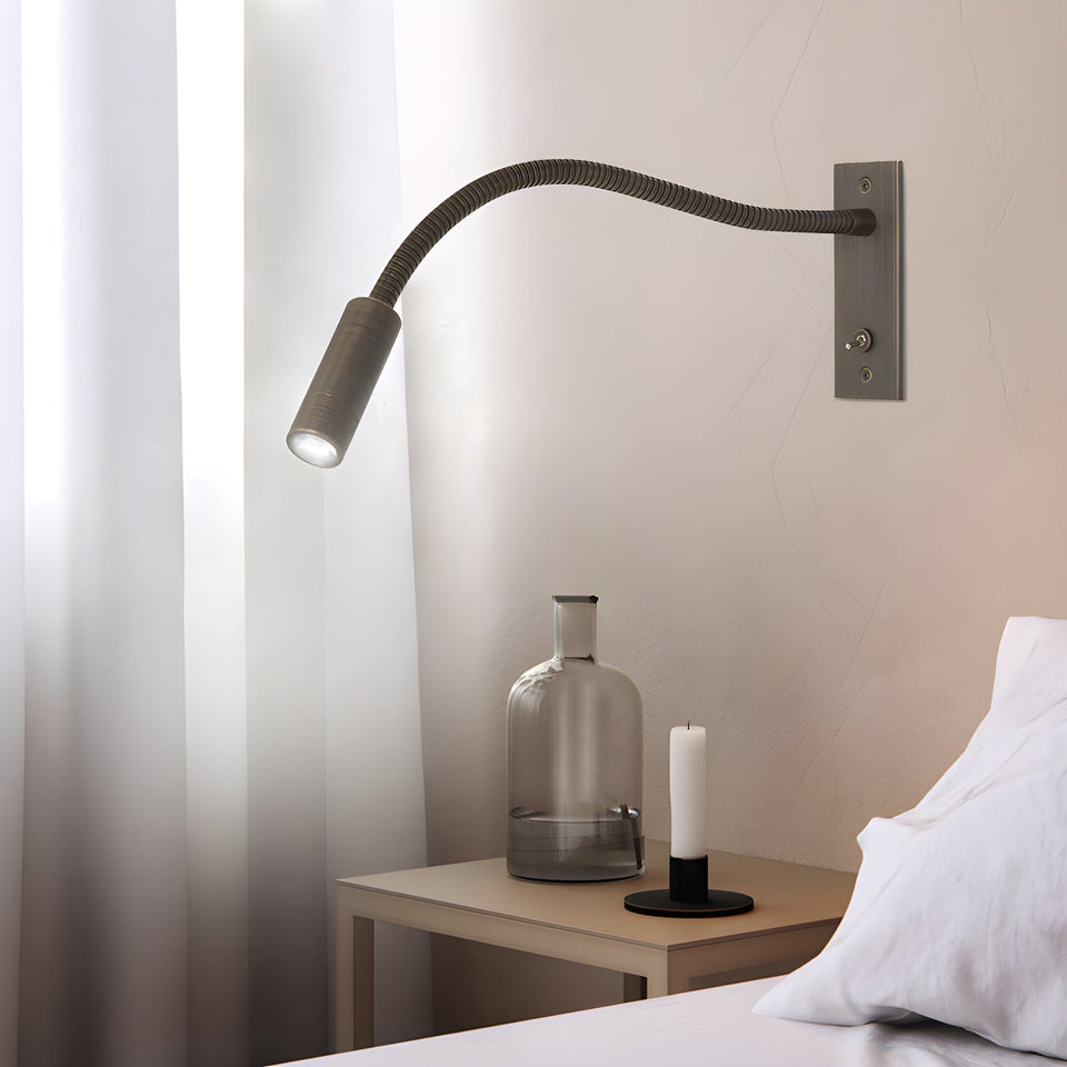 Gooseneck Wall Lamp with Flexible Arm-Lighting > Wall Lights-casanuva-casanuva