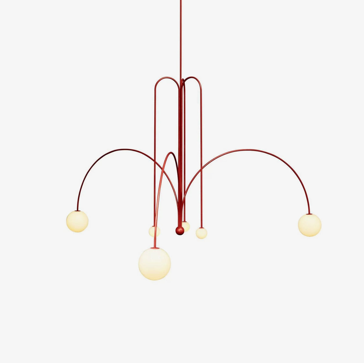 Gran Finale Pendant Light Modern Design-Lighting > Pendant Lights-casanuva-6 heads 80cmx50cm-Burgundy-casanuva