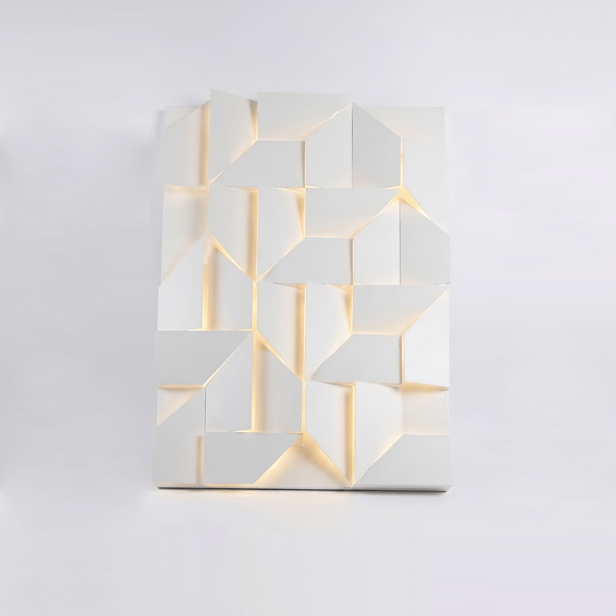 Grand Wall Sconce-Lighting > Wall Lights-casanuva-90cmx120cm-White & Wired version-Warm Light-casanuva