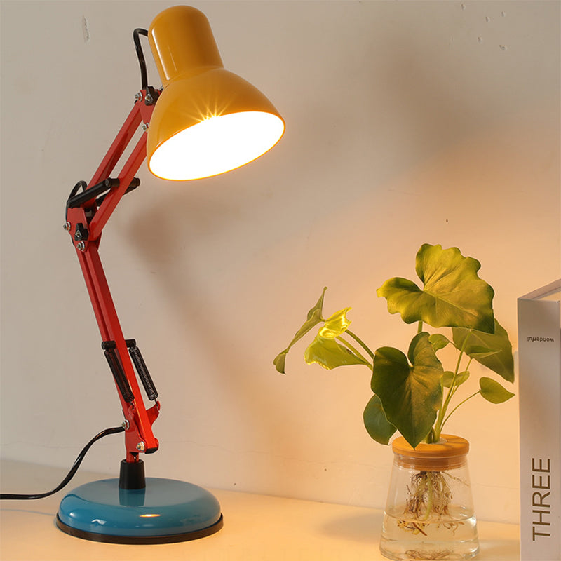 Half Circle Iron Table Lamp 1-Light for Study-Lighting > Table Lamps-casanuva-casanuva