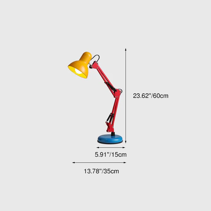 Half Circle Iron Table Lamp 1-Light for Study-Lighting > Table Lamps-casanuva-casanuva