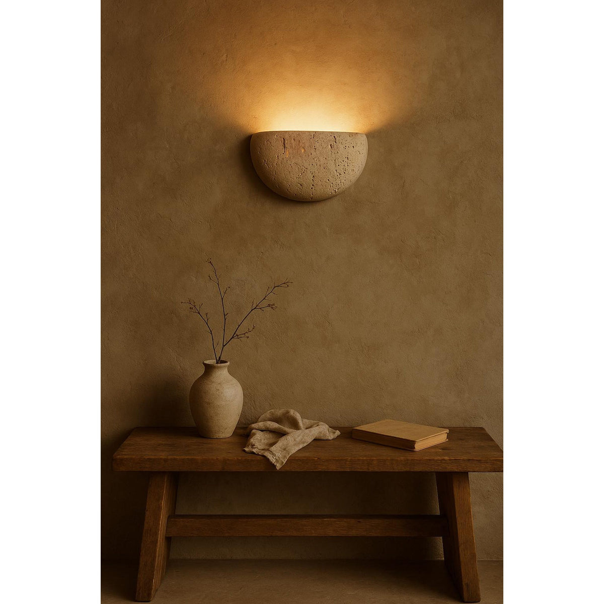 Half Moon LED Wall Lamp-Lighting > Wall Lights-casanuva-casanuva