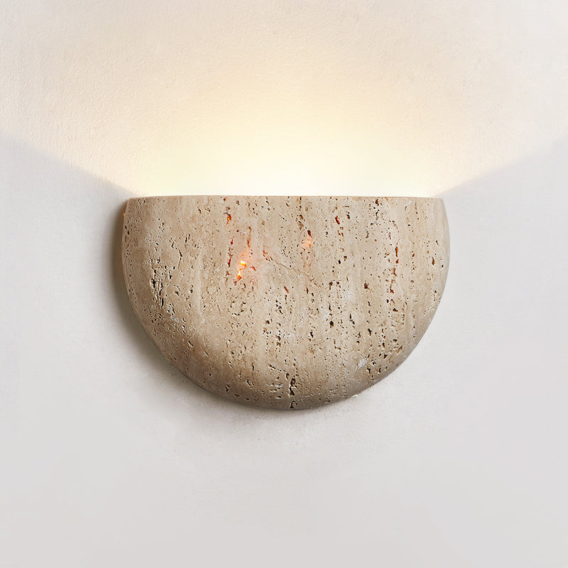 Half Moon LED Wall Lamp-Lighting > Wall Lights-casanuva-20cmx13cm-Beige-casanuva