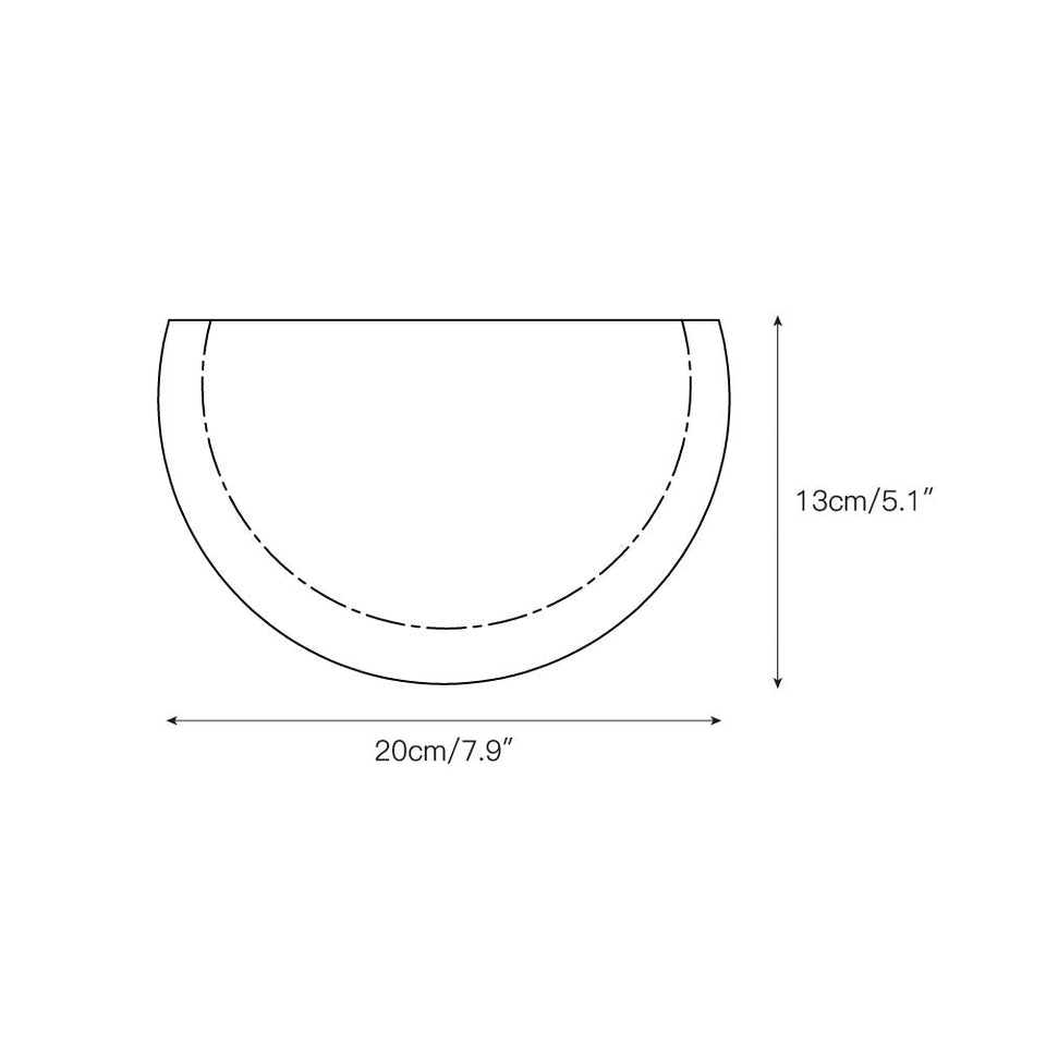 Half Moon LED Wall Lamp-Lighting > Wall Lights-casanuva-casanuva