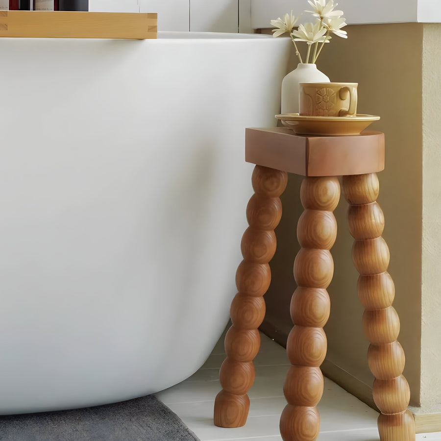 Half Moon Mini Table with Bubble Design-Furniture > Side Tables-casanuva-casanuva