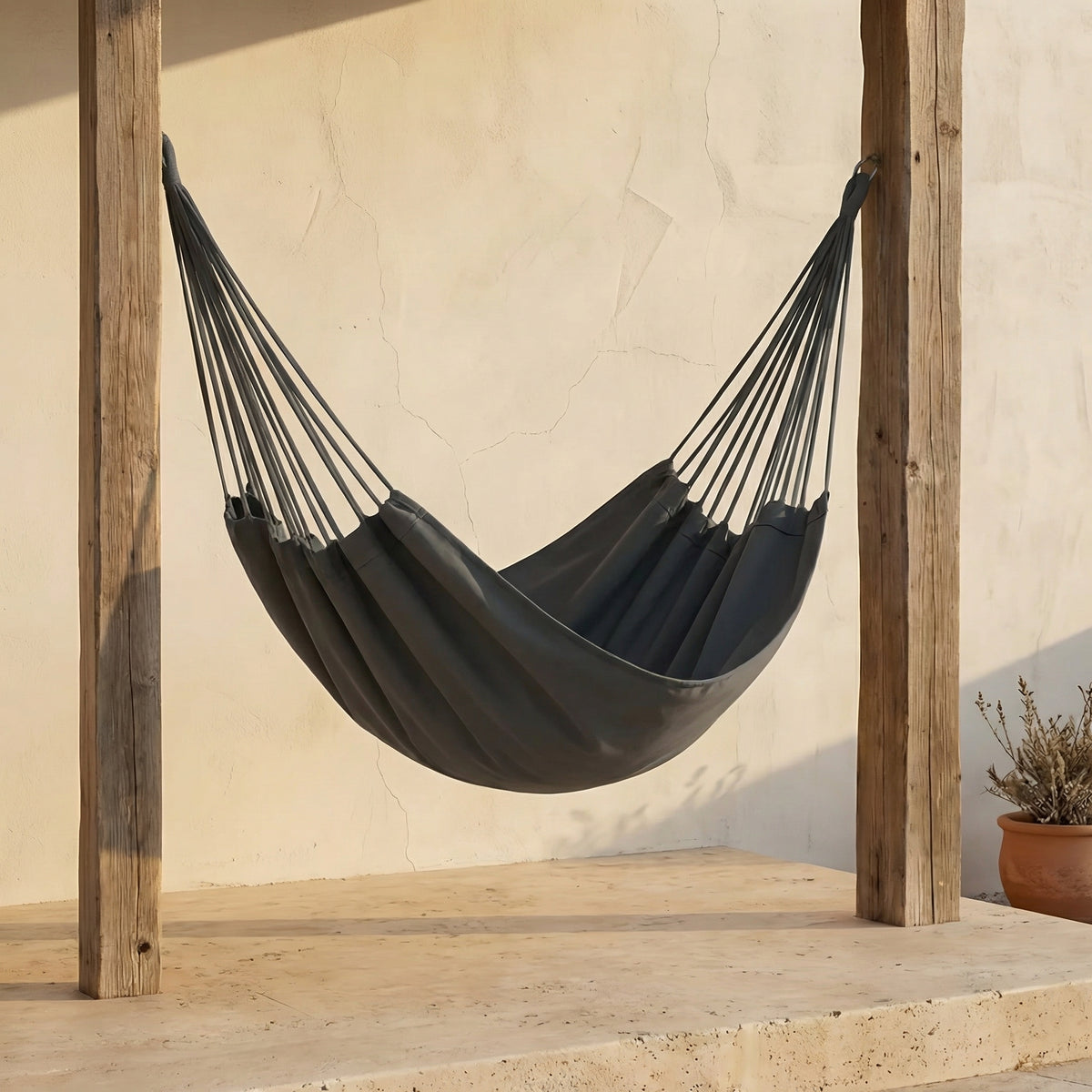 Hammock Comfortable Durable Polyester Cotton Supports Up to 150 kg-Home Decor > Decorative Accessories-casanuva-casanuva