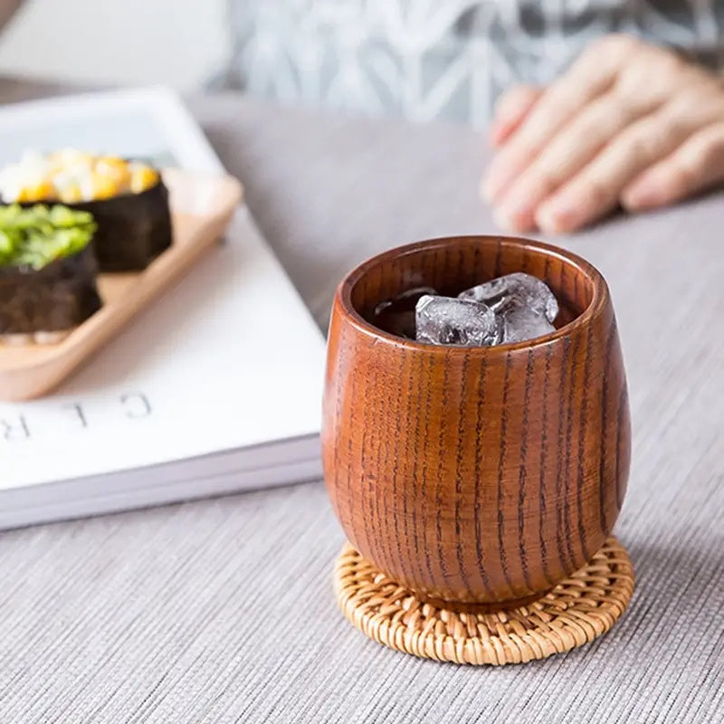 Handcrafted Wooden Tea Cup-Kitchen & Dining > Tableware-casanuva-casanuva