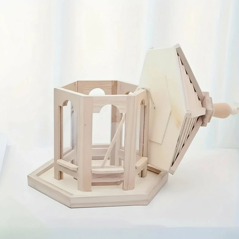 Handmade Wooden Birdhouse with Integrated Water System-Home Decor > Decorative Accessories-casanuva-casanuva