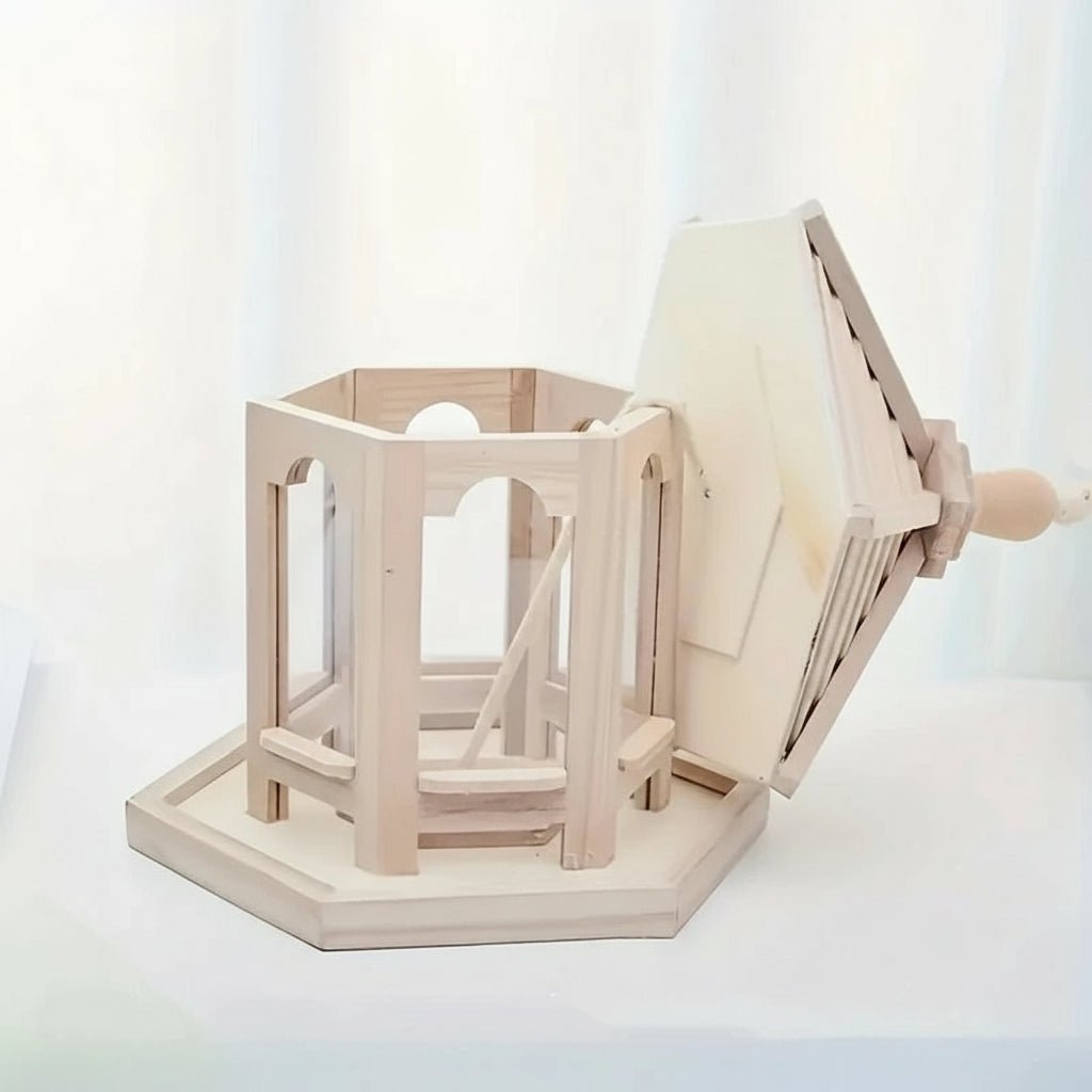 Handmade Wooden Birdhouse with Integrated Water System-Home Decor > Decorative Accessories-casanuva-casanuva