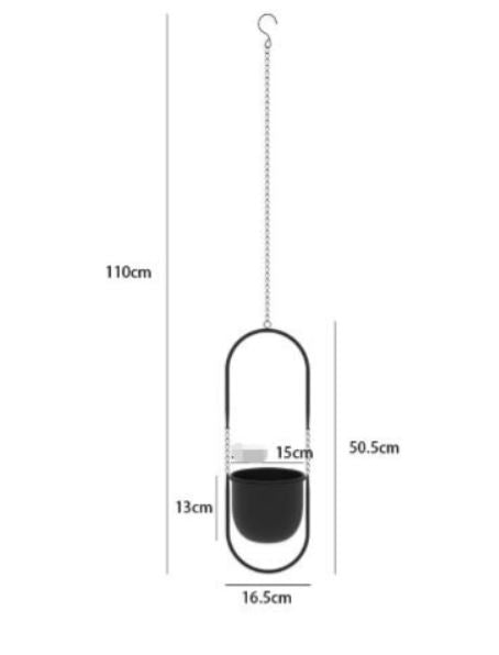 Hanging Planters Modern Luxury Pots-Home Decor > Decorative Accessories-casanuva-casanuva