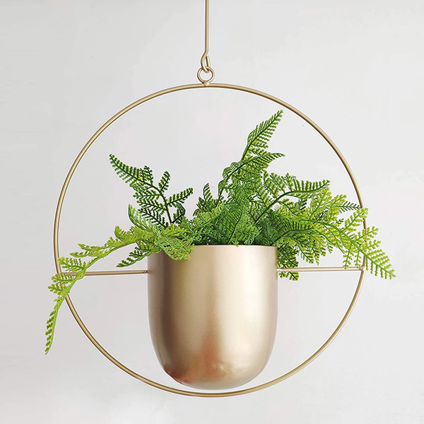 Hanging Planters Modern Luxury Pots-Home Decor > Decorative Accessories-casanuva-Gold-Circle-casanuva