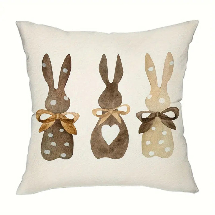 Hemp Bunny Cushion Cover-Covers & Textiles > Cushion Covers-casanuva-18"x18"-casanuva