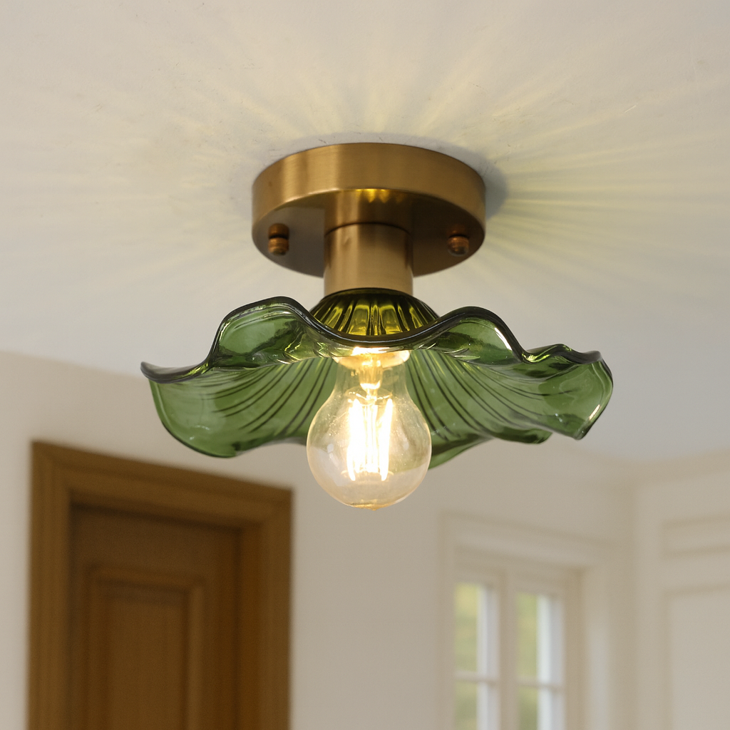 Hibiscus Pendant Light with Floral Design-Lighting > Pendant Lights-casanuva-casanuva