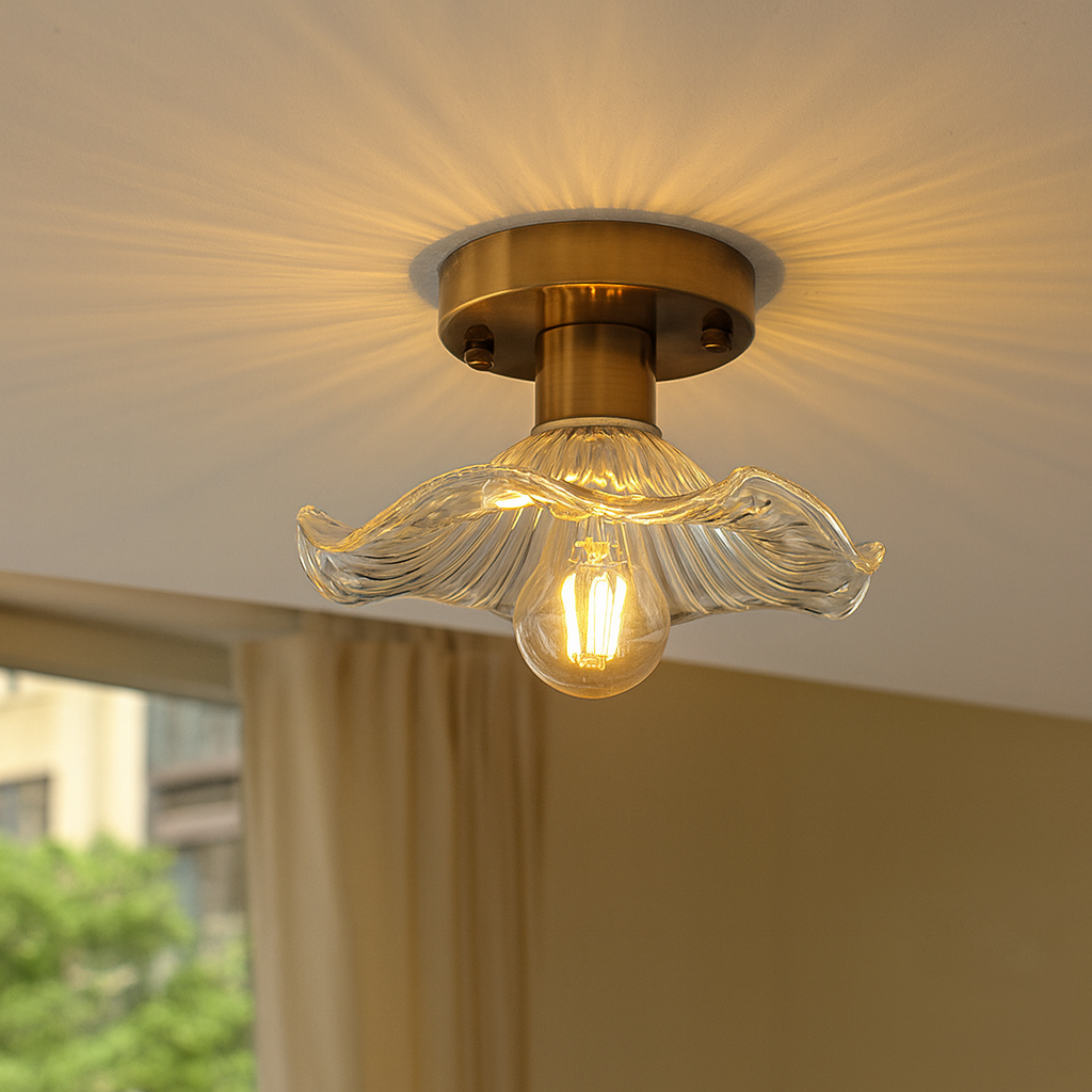 Hibiscus Pendant Light with Floral Design-Lighting > Pendant Lights-casanuva-casanuva