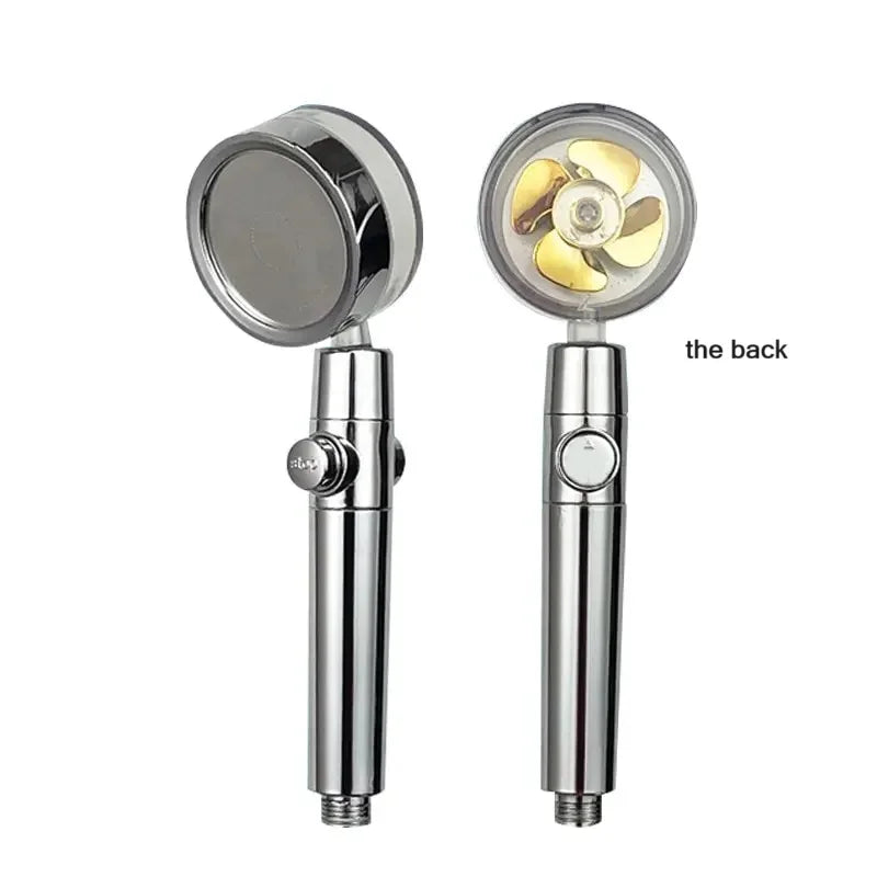 High-Pressure 360° Rotatable Shower Head with Turbo Propeller-Bedding & Bath > Bathroom Accessories-casanuva-casanuva