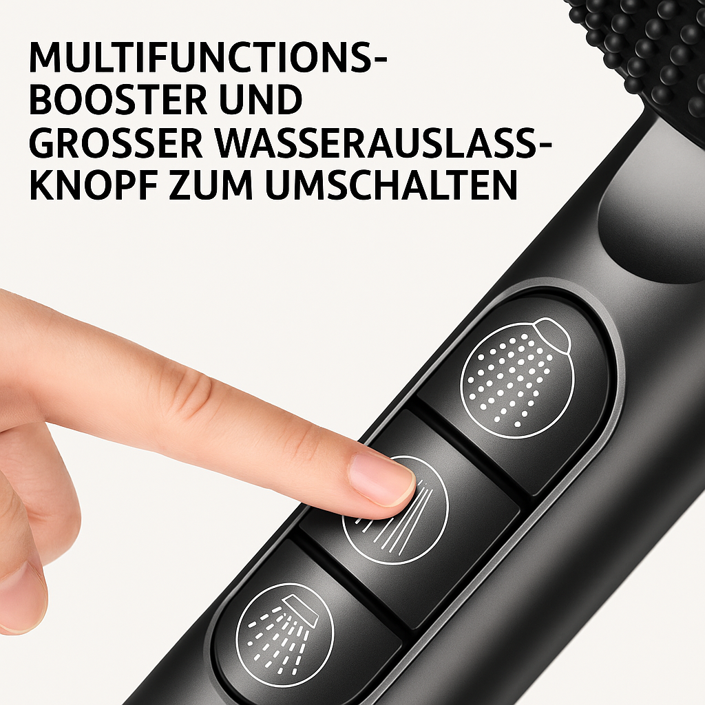 High-Pressure Hand Shower with 5 Spray Modes-Bedding & Bath > Bathroom Accessories-casanuva-casanuva